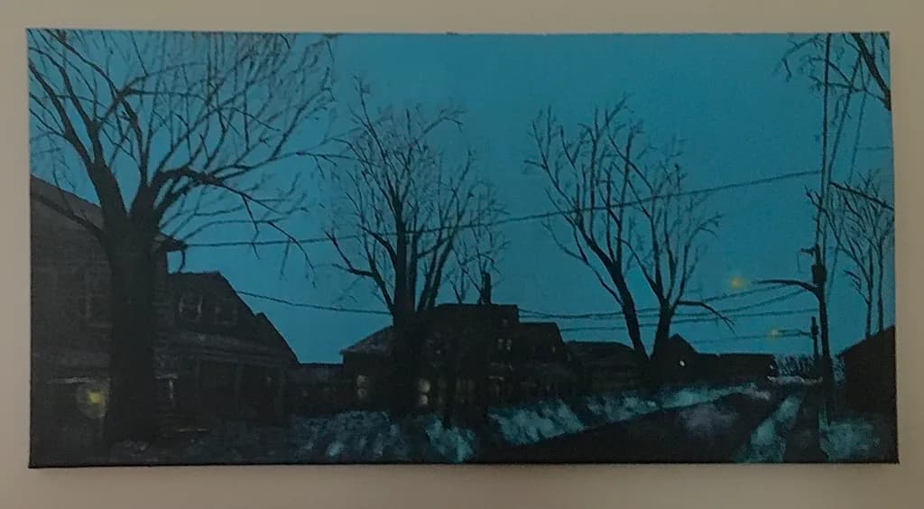 Winter Street Silhouettes