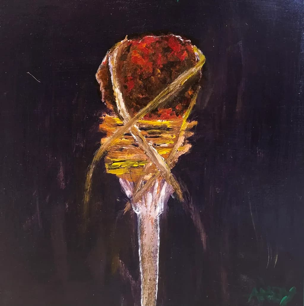 Abstract Floral Stem