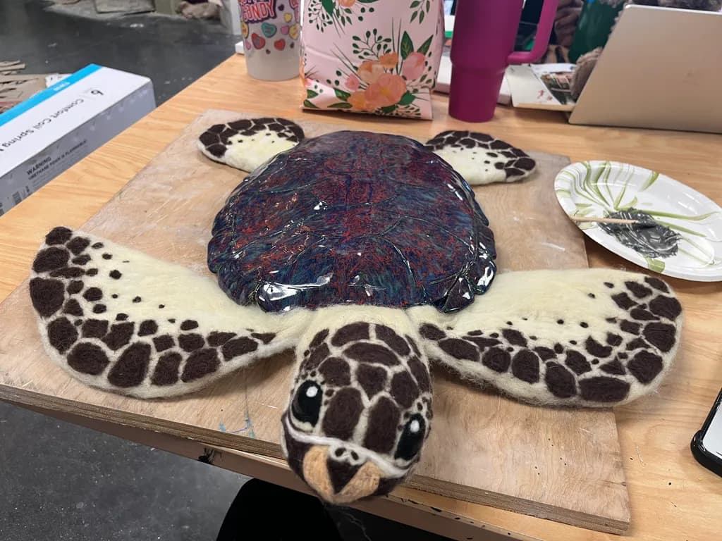 Sea Turtle Sculpture