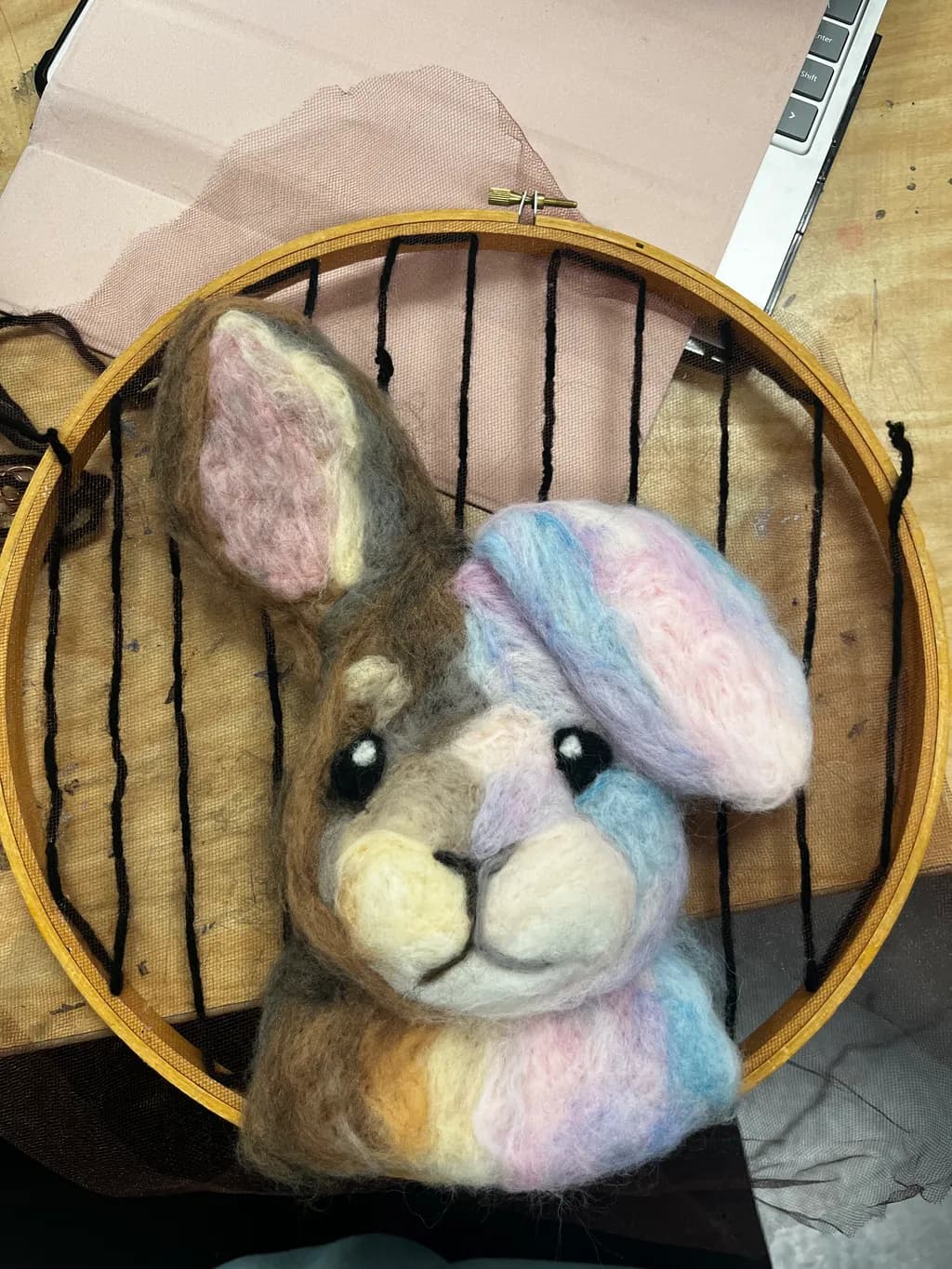 Pastel Bunny Portrait