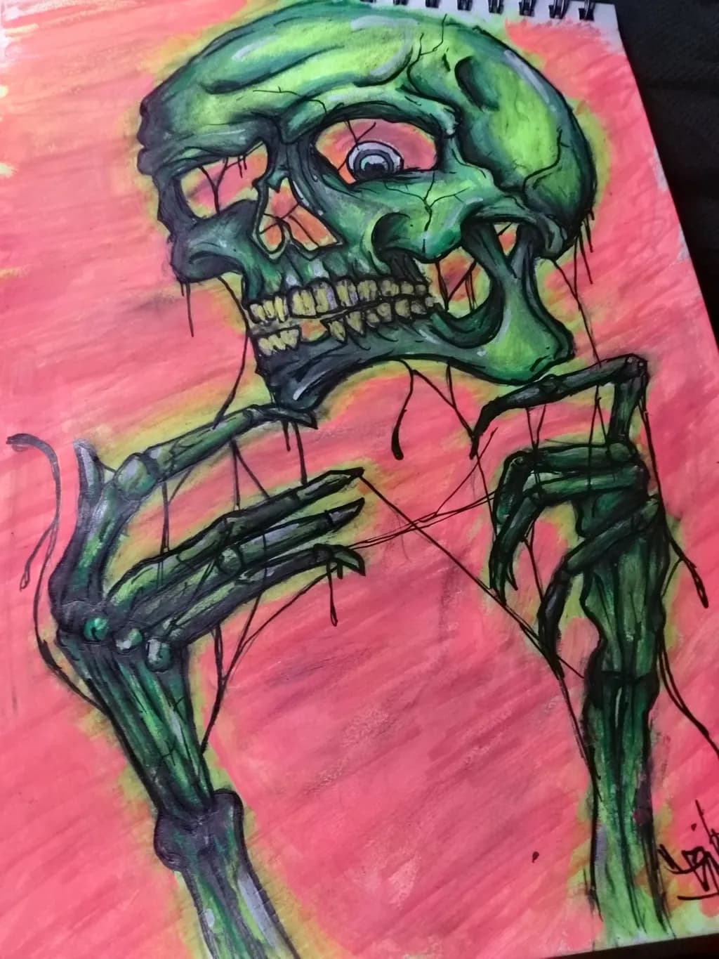 Green Skull Strings