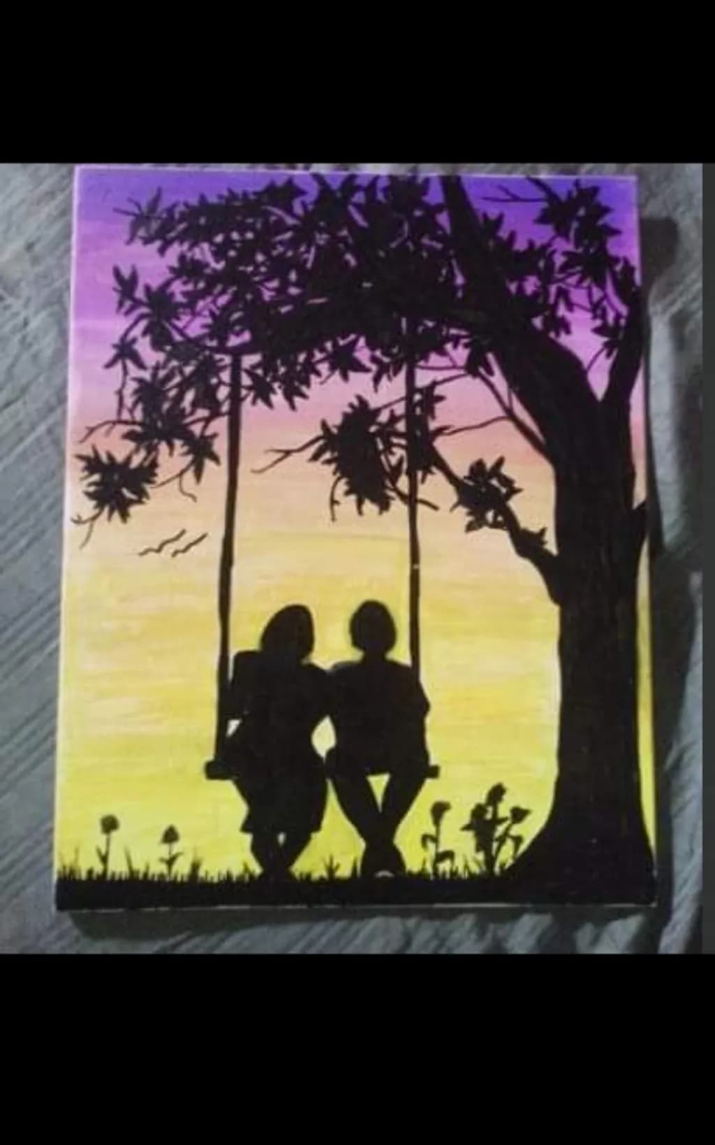 Tree Swing Sunset