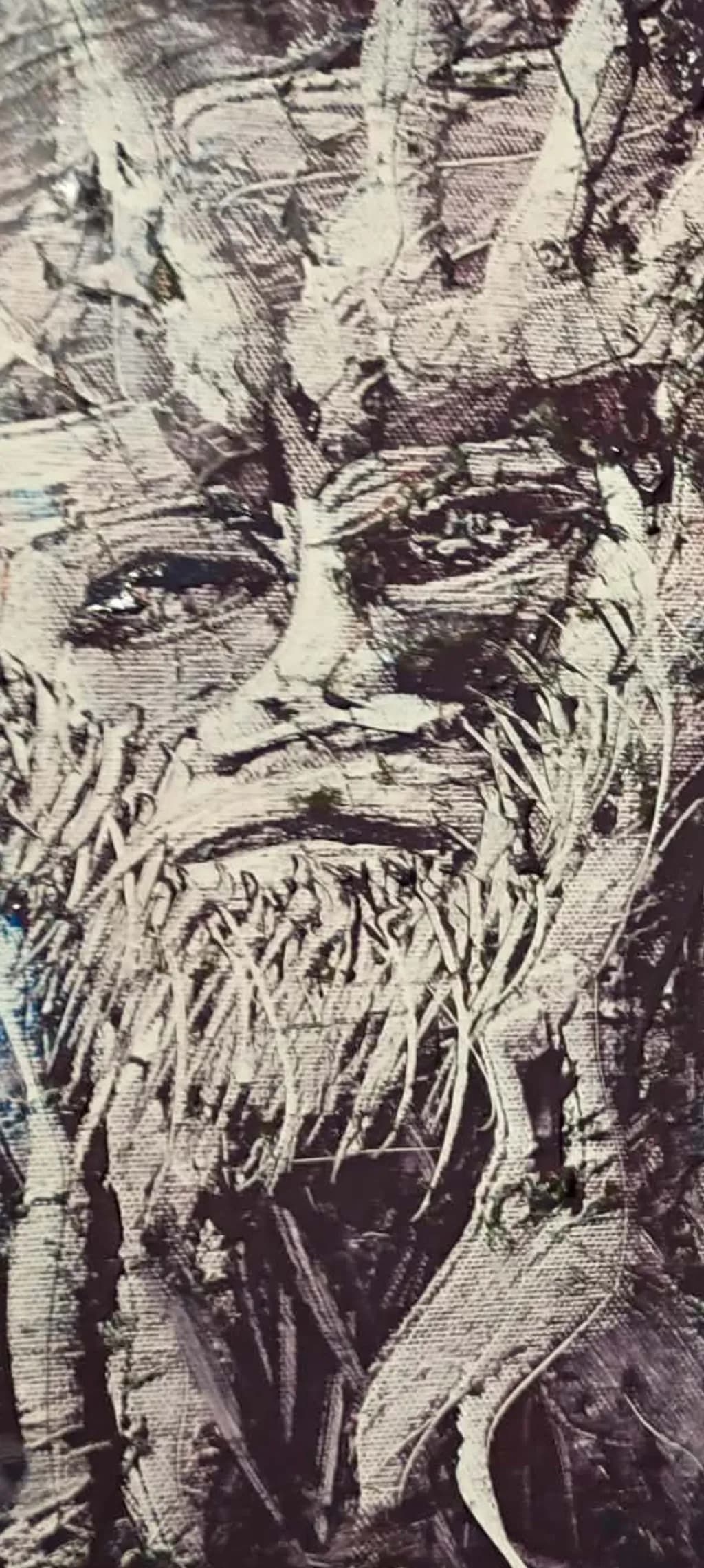 Abstract Beard Portrait