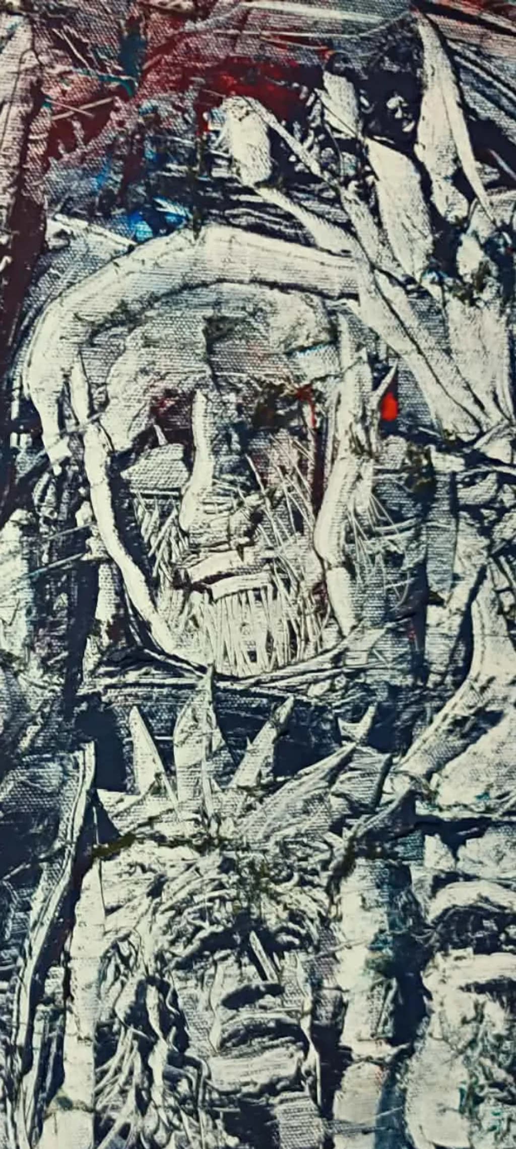 Abstract Faces Collage