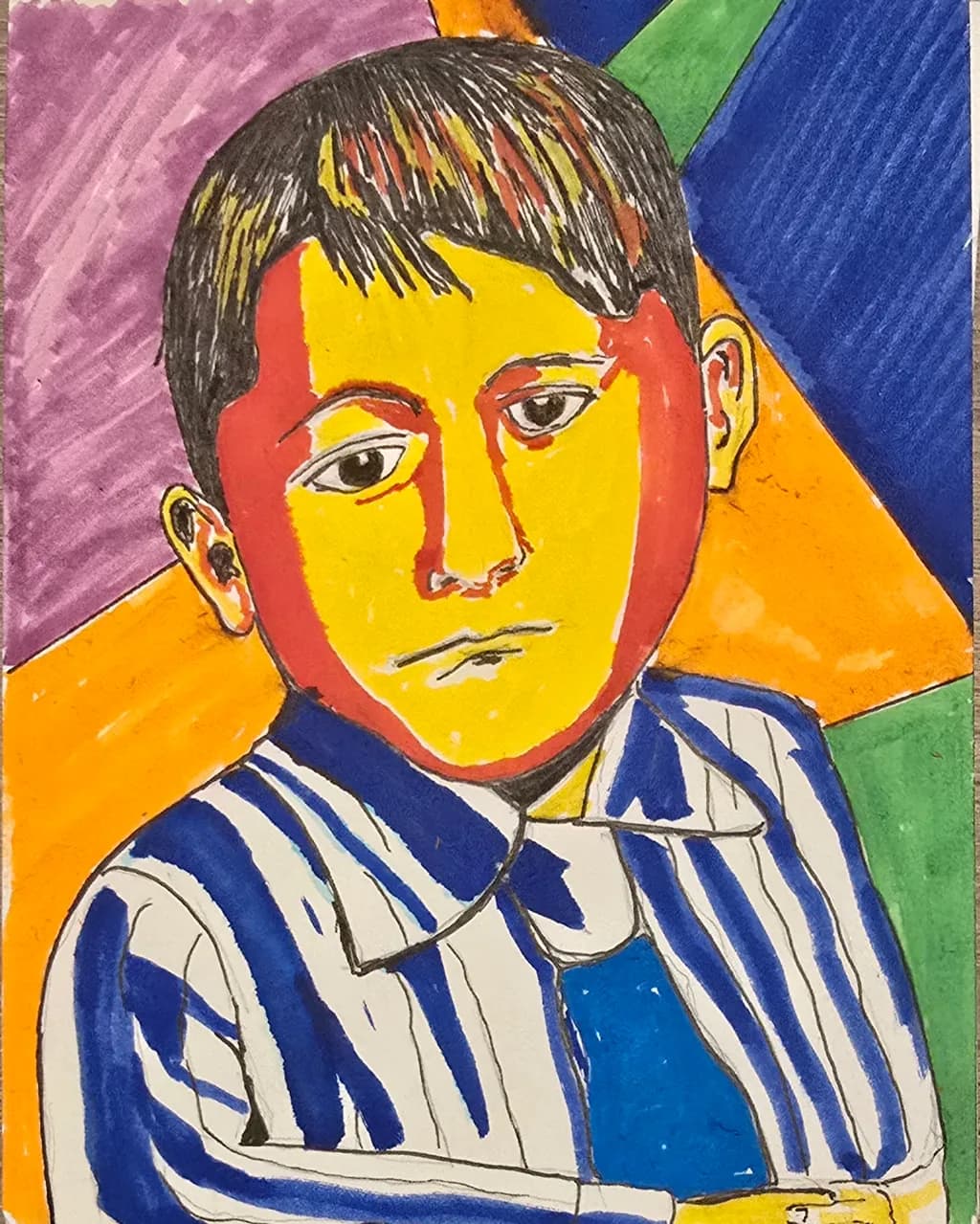 Colorblock Portrait