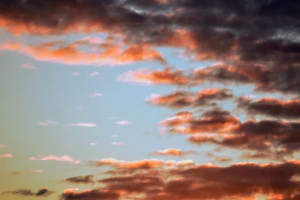 Orange Cloud Sunset