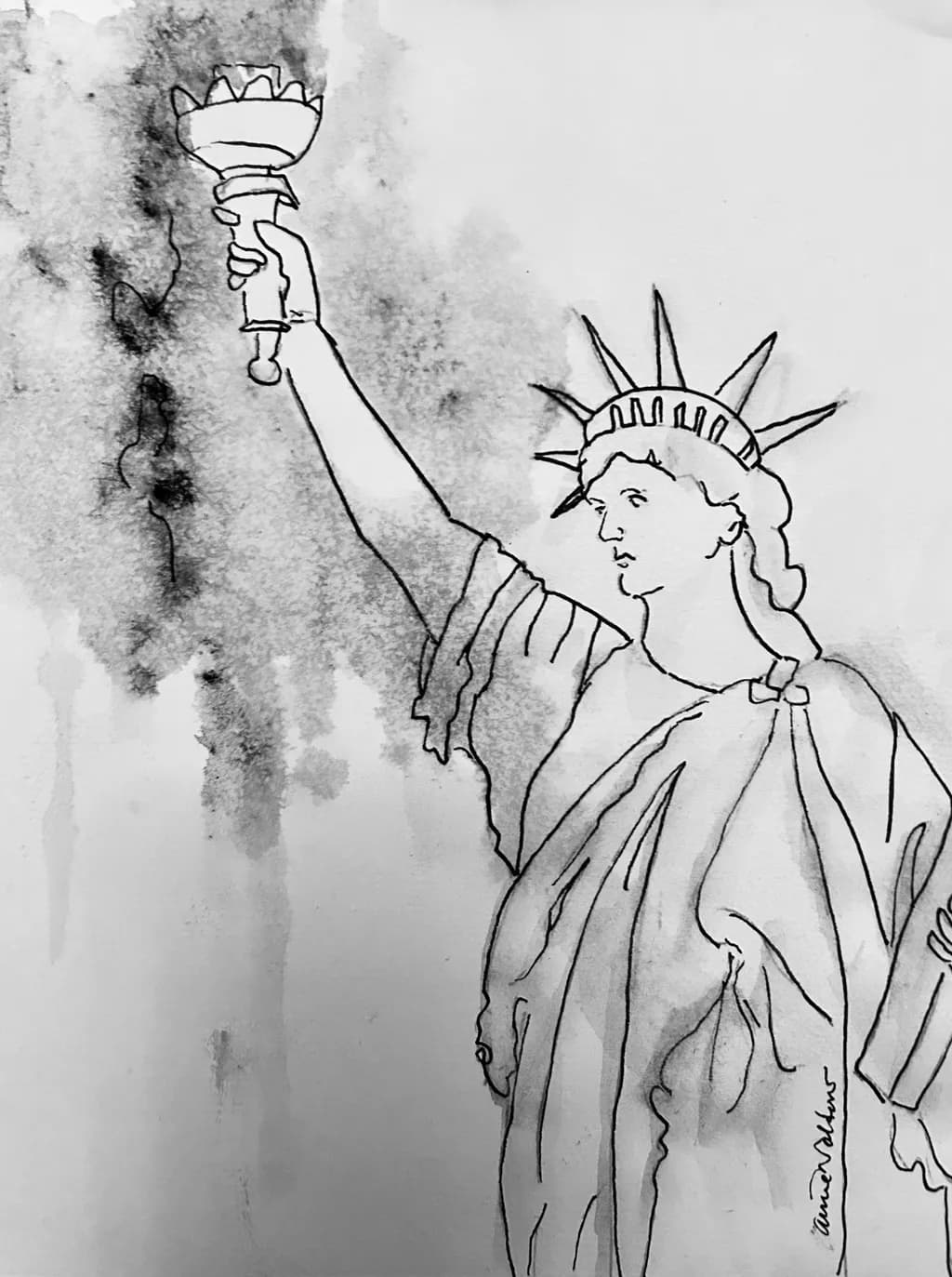 Statue of Liberty Sketch