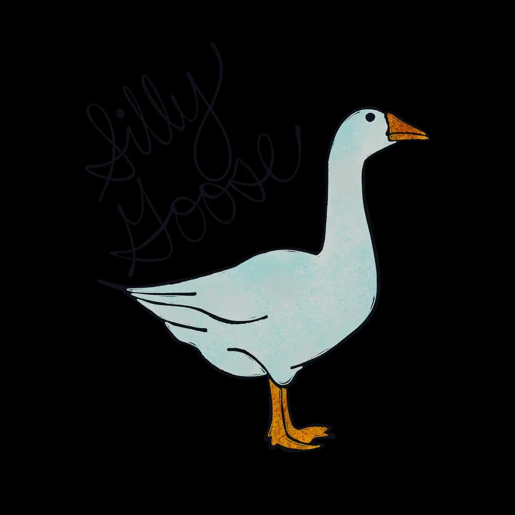 Silly Goose Illustration