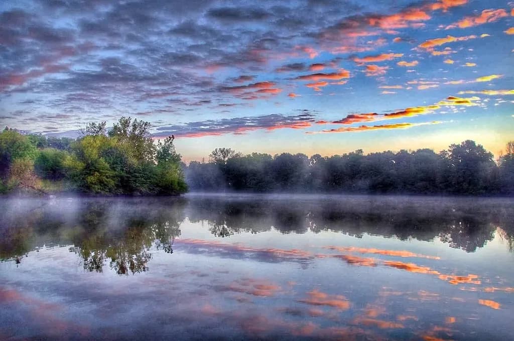 Mist Over the Lake