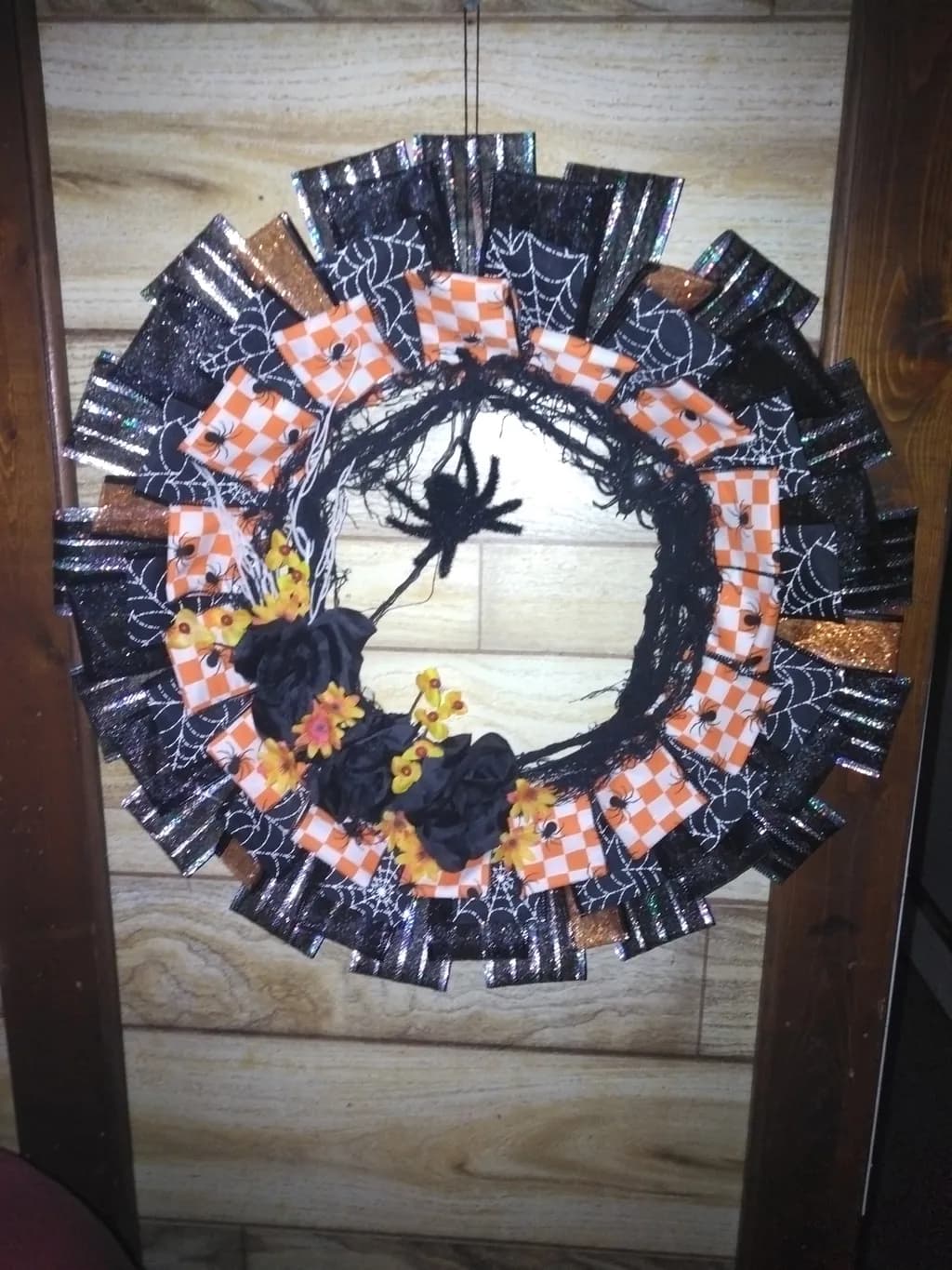 Halloween Spider Wreath
