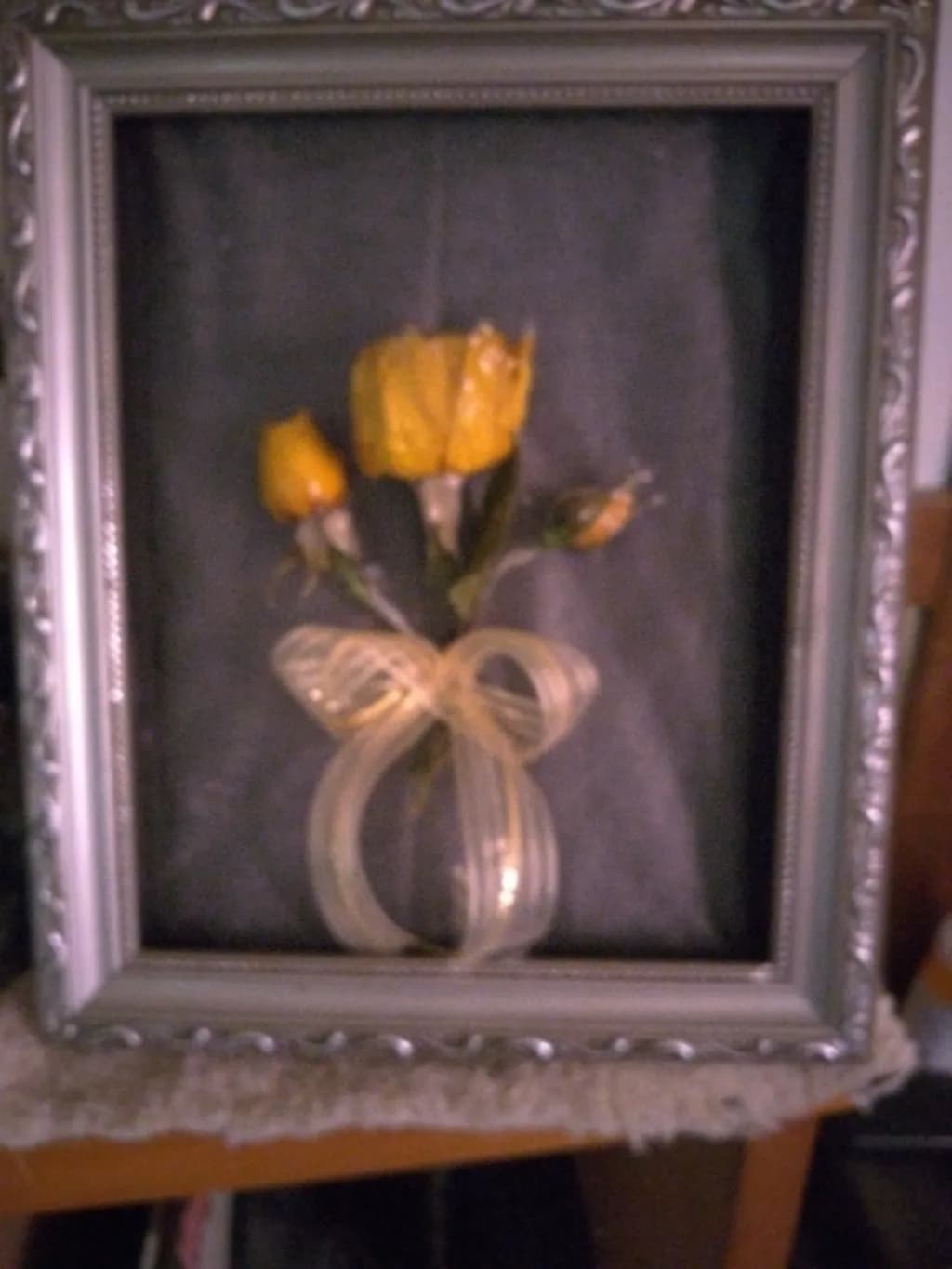 Yellow Roses with Bow