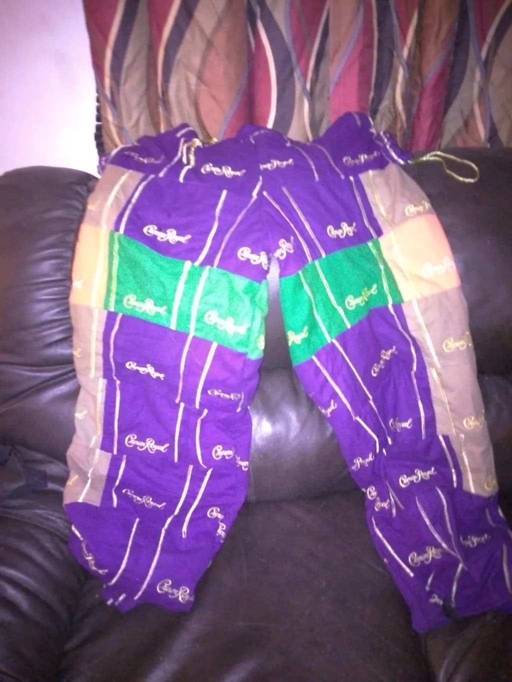Crown Royal Patchwork Pants