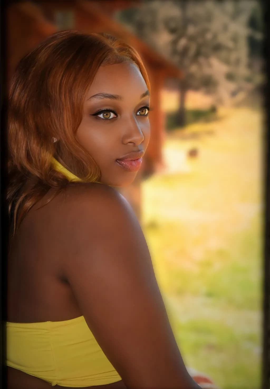 Summer Portrait in Yellow