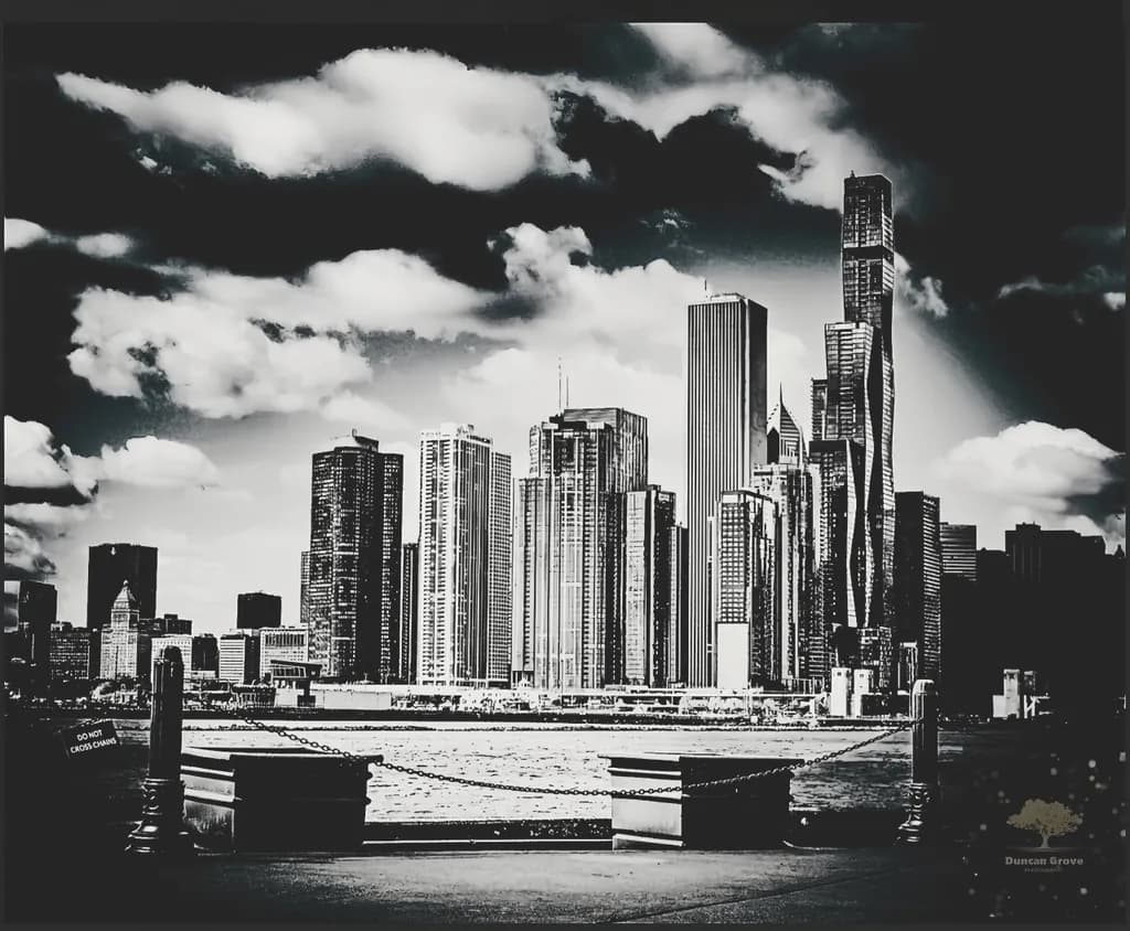 Urban Skyline Contrast