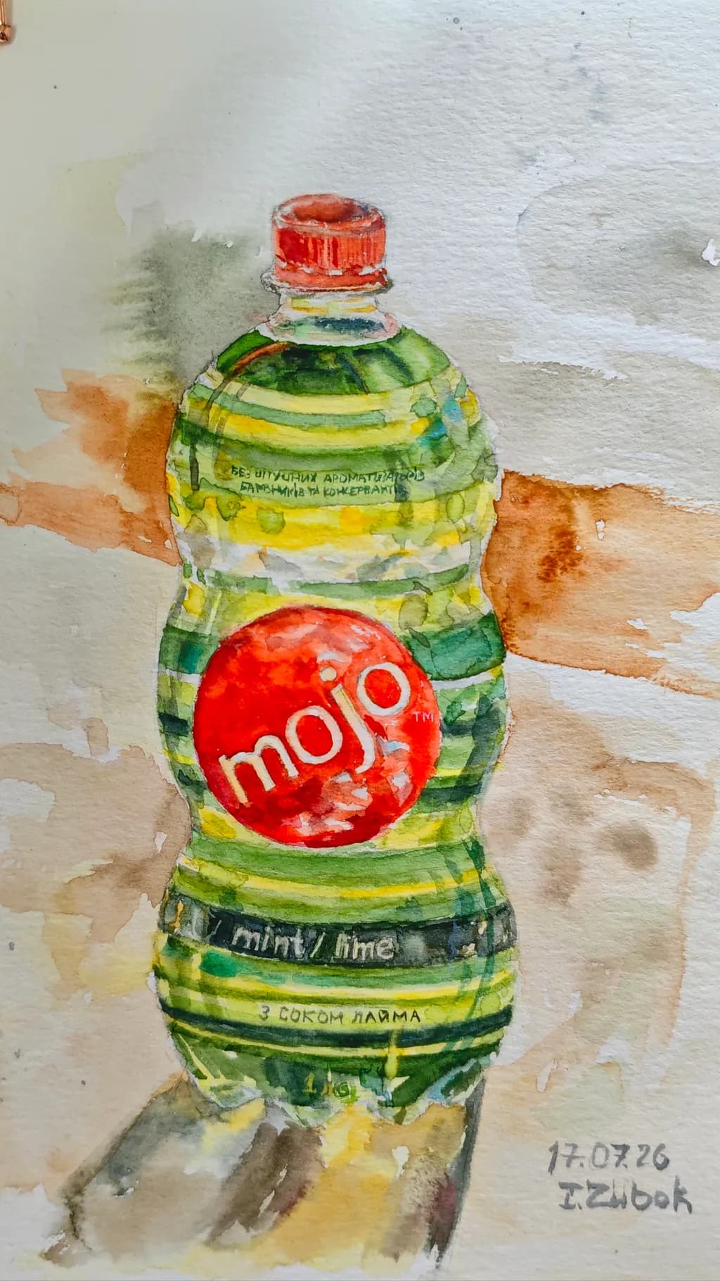 Mojo Mint Lime Bottle