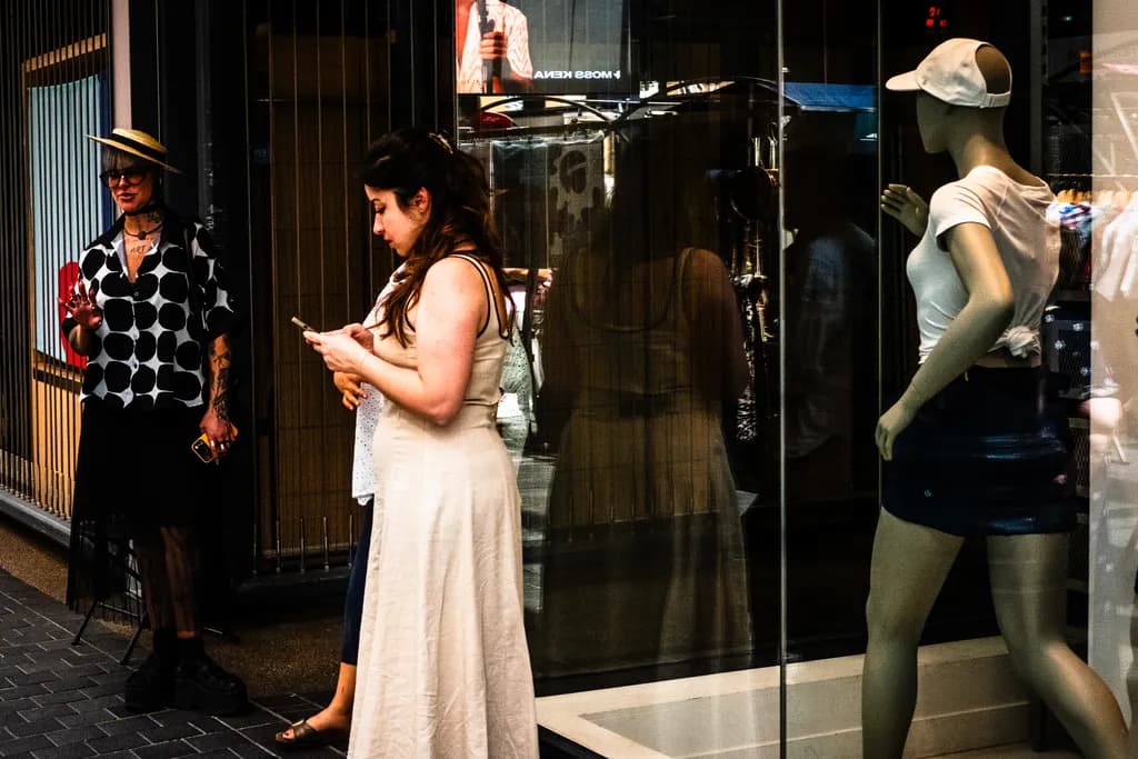 Street Mannequin Scene