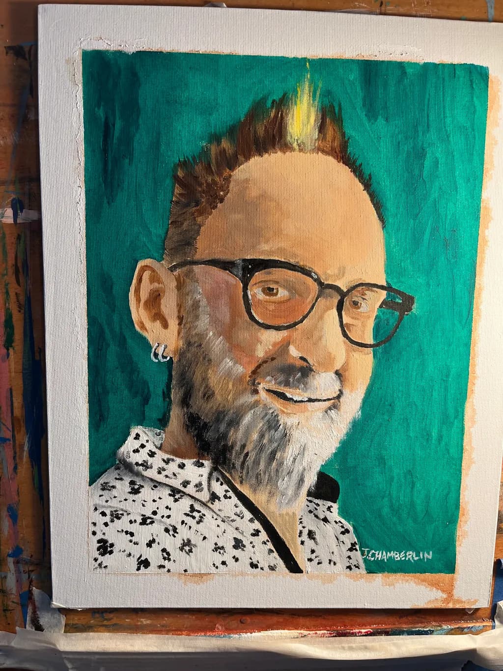 Man with Glasses Portrait