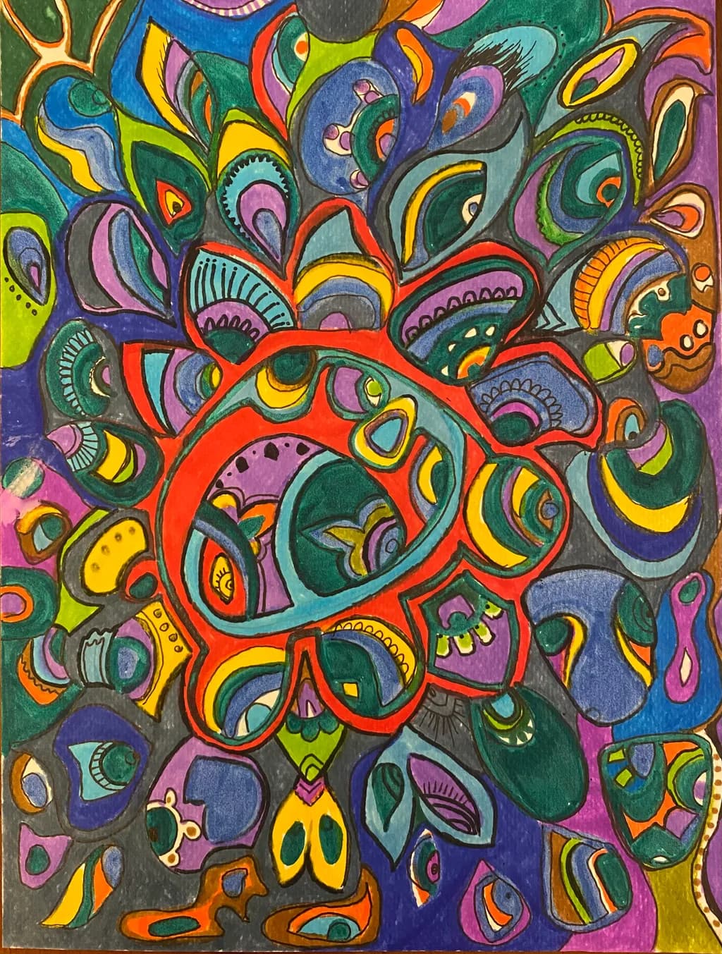 Abstract Eye Burst
