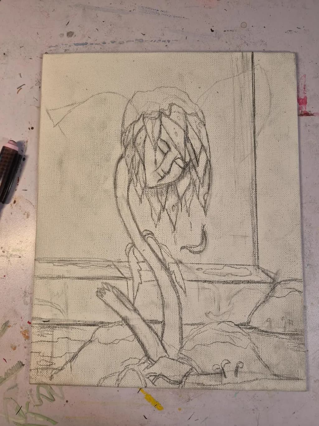 Carnivorous Plant Sketch
