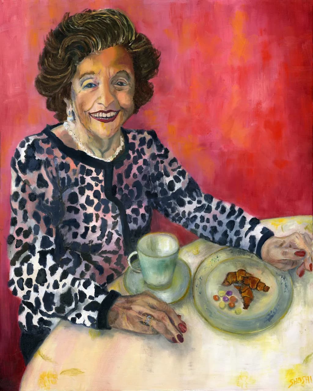 Leopard Print Portrait