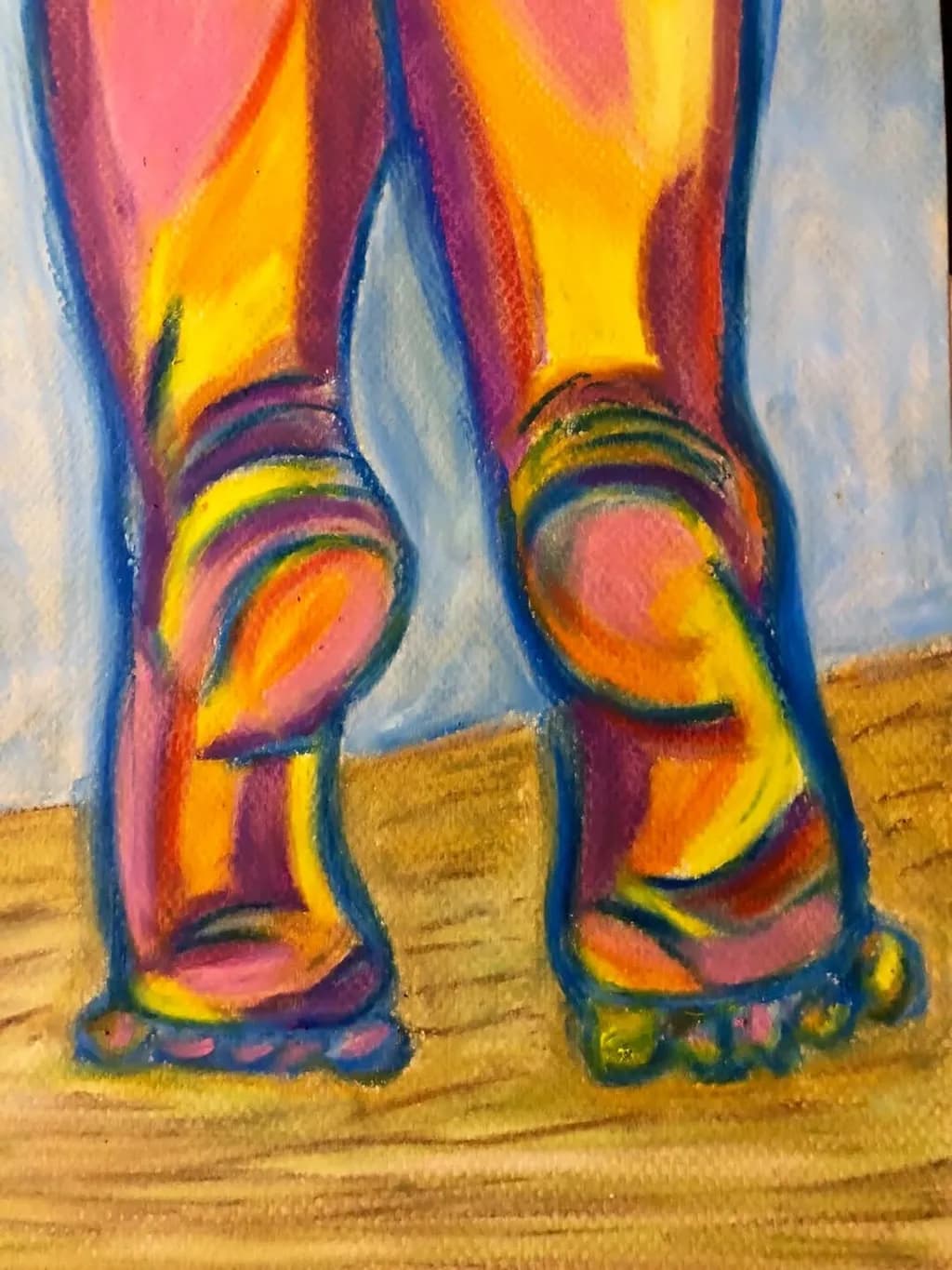 Colorful Feet Study