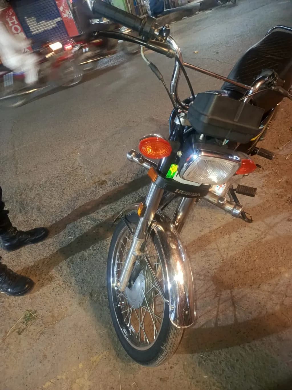 Honda Motorcycle Front View
