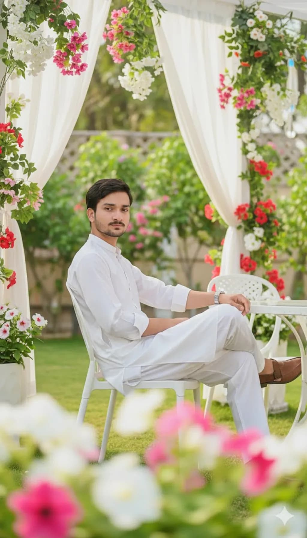 Garden Chair Portrait