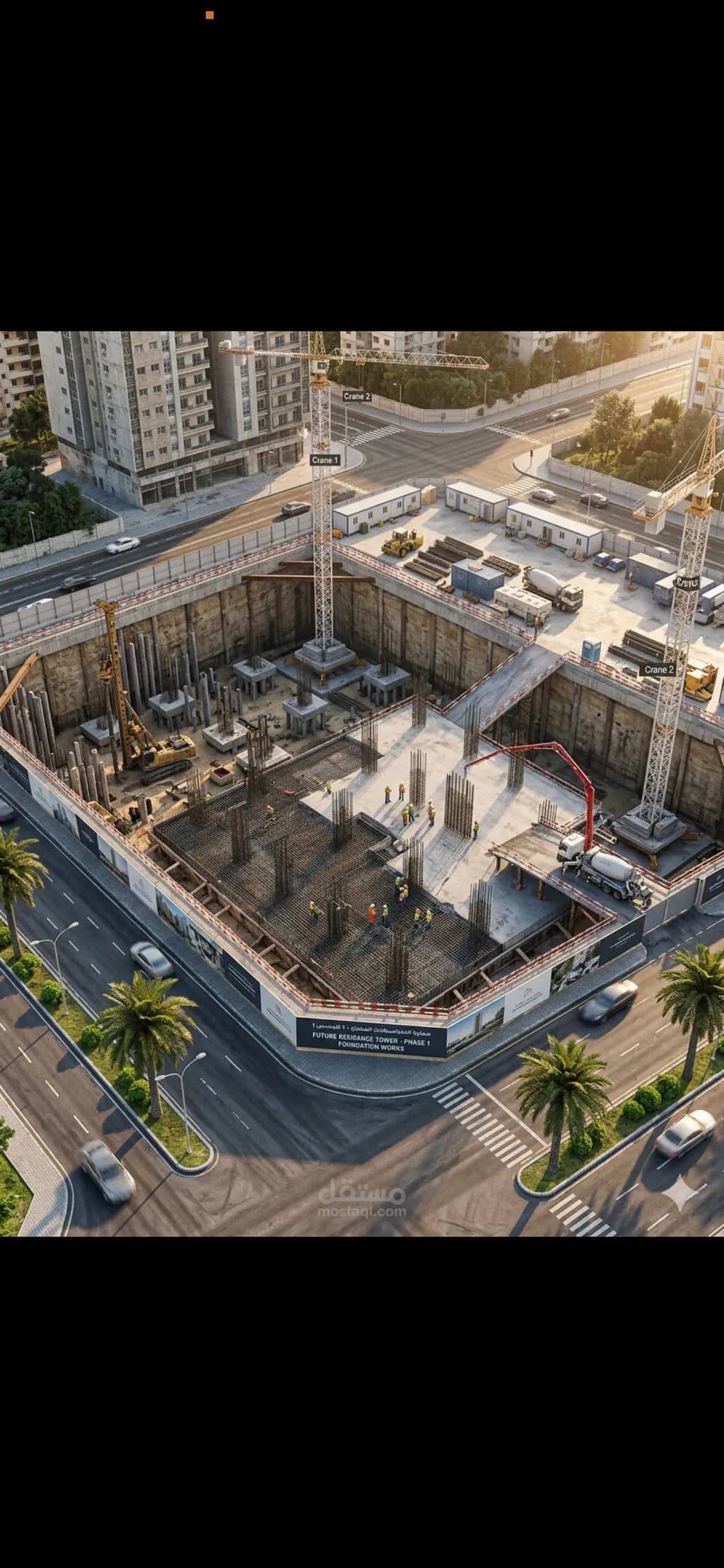 Construction Site Foundations