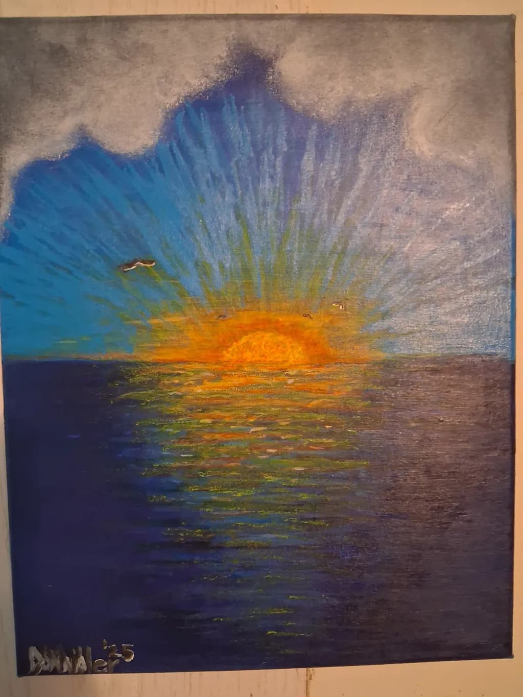 Ocean Sunset Glow