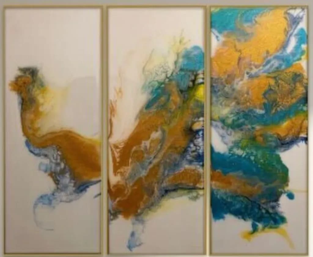 Screenshot Abstract Triptych