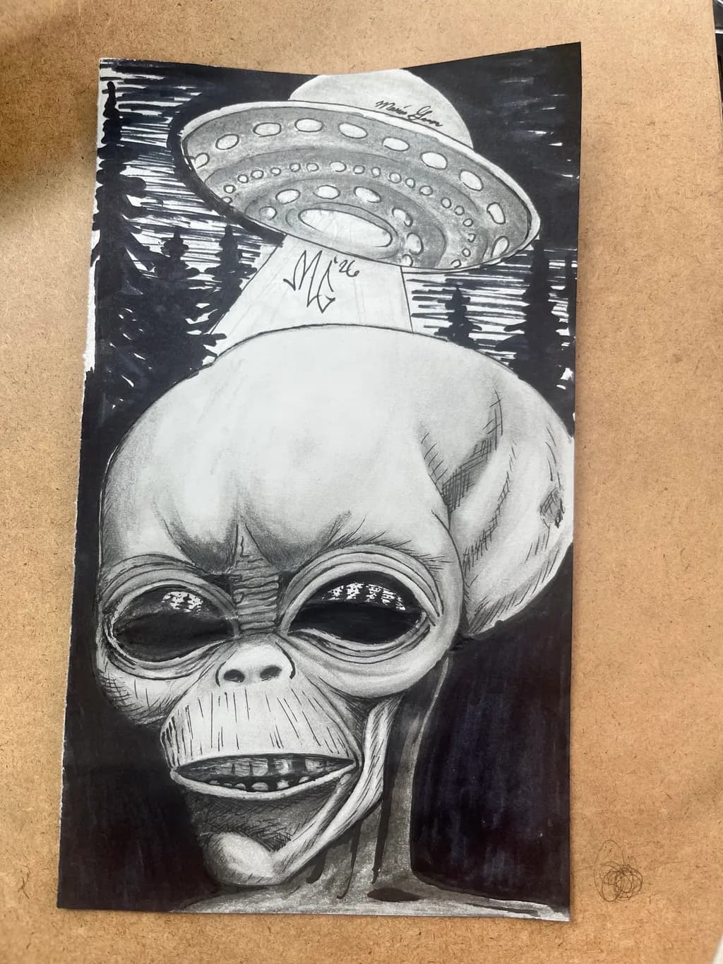 Alien Encounter with UFO