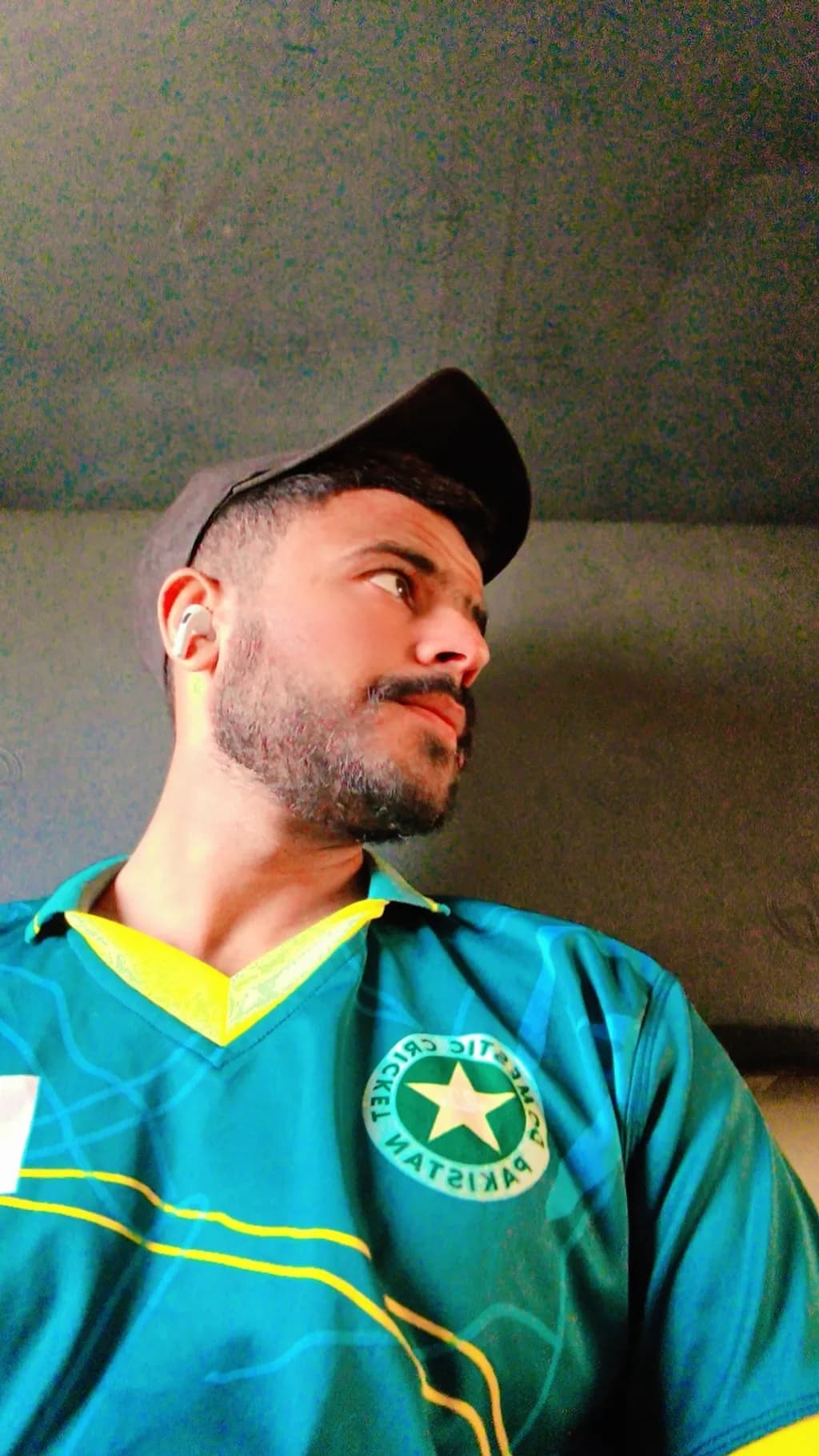 Pakistan Cricket Jersey Portrait
