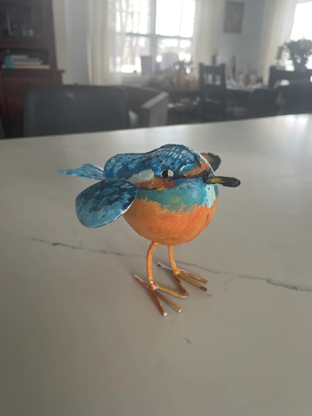 Colorful Bird Sculpture