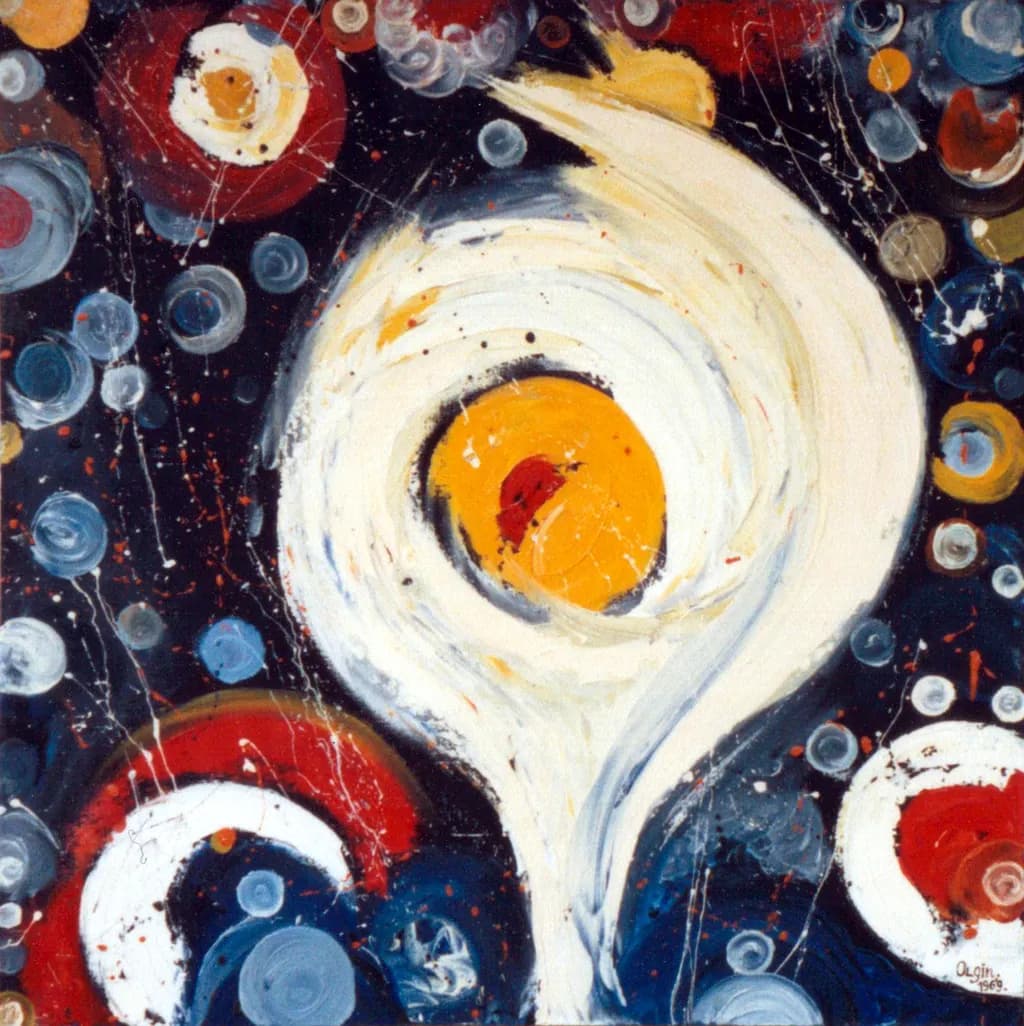 Abstract Orbital Swirl