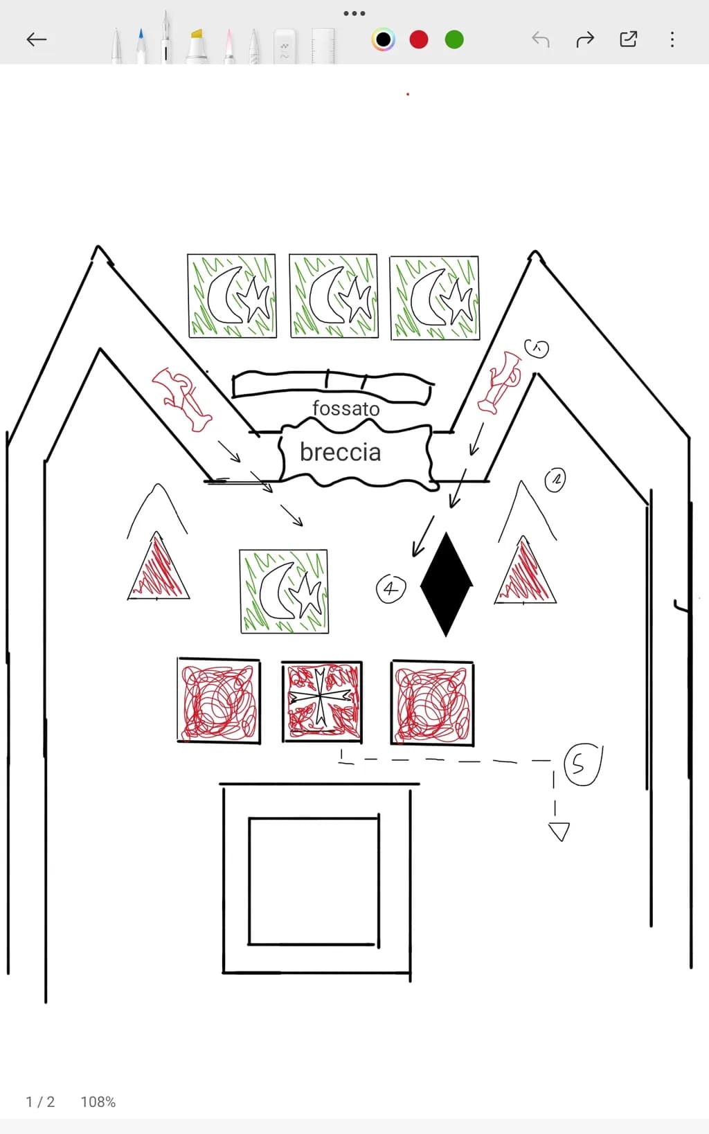 Breccia Map Diagram
