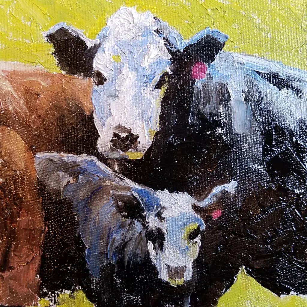 Mama Moo and Mikey Cows