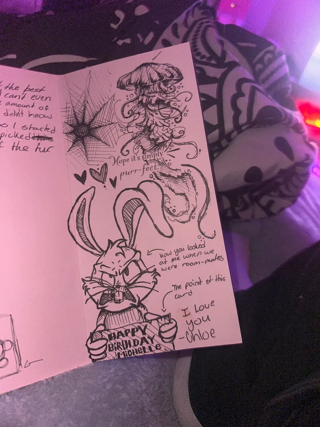 Birthday Bunny Sketch
