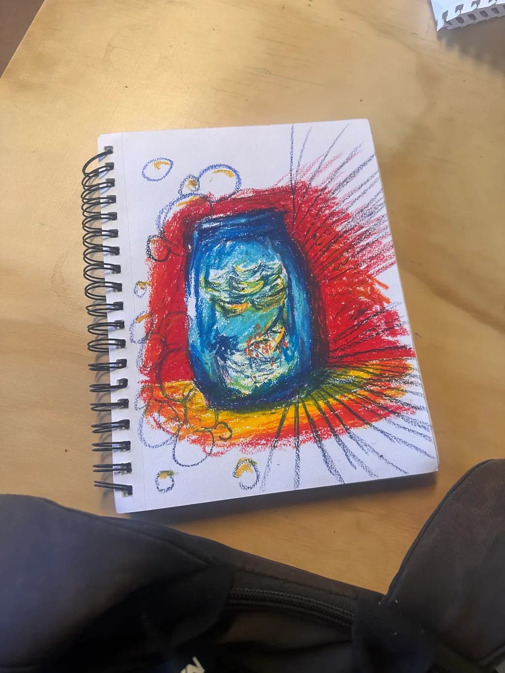 Blue Jar Burst