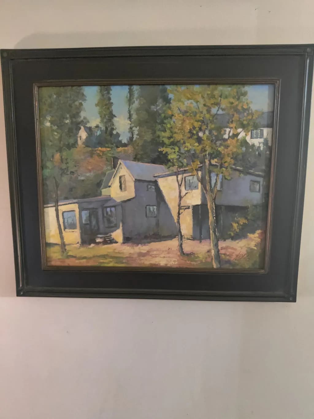 Sunlit House and Trees