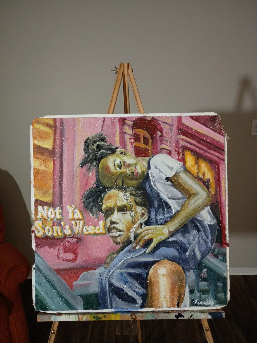 Noe Ya Son's Weed Painting