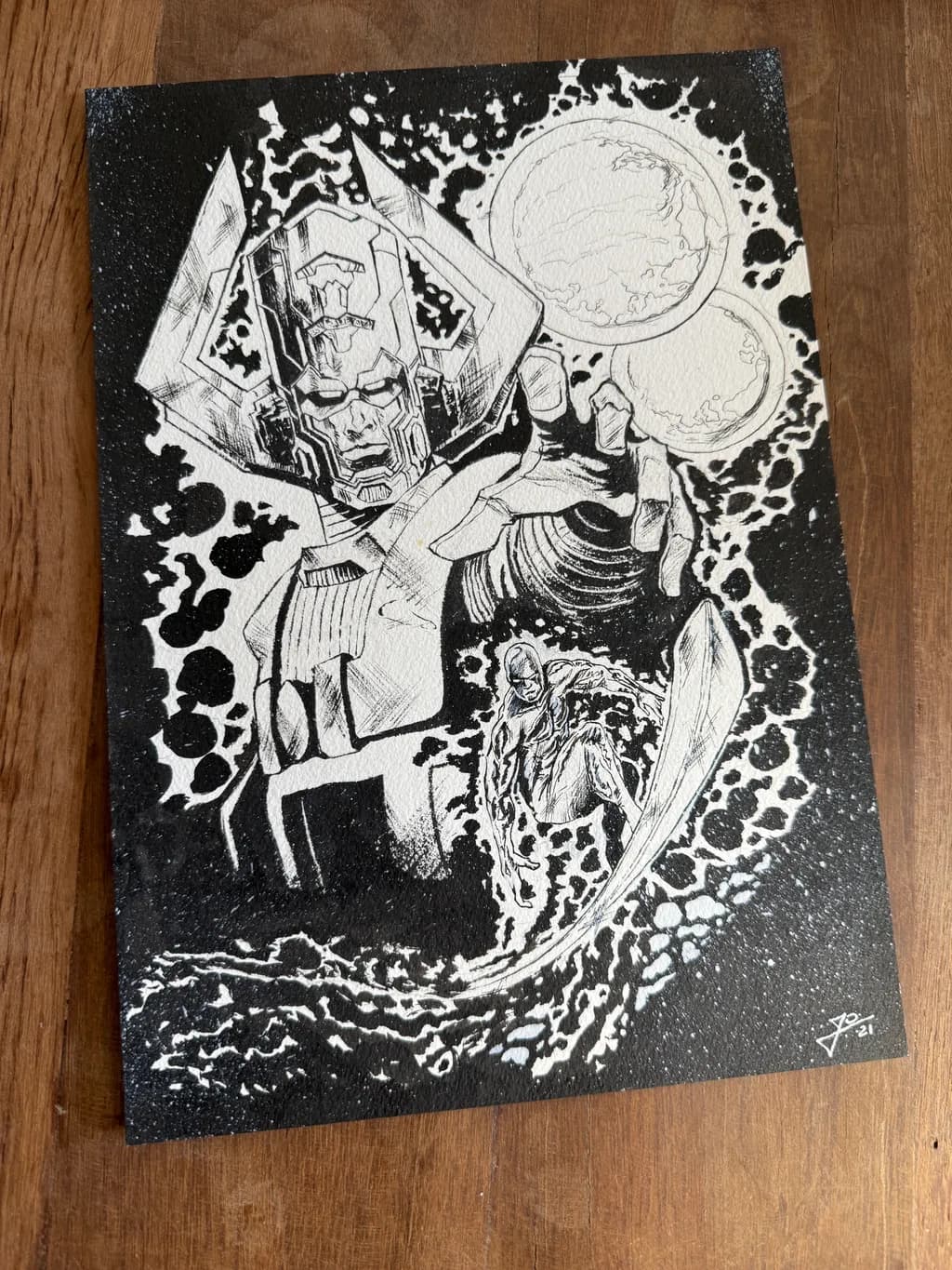 Galactus and Silver Surfer