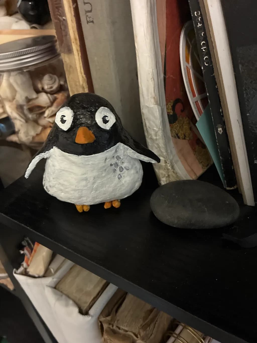 Playful Penguin Figurine