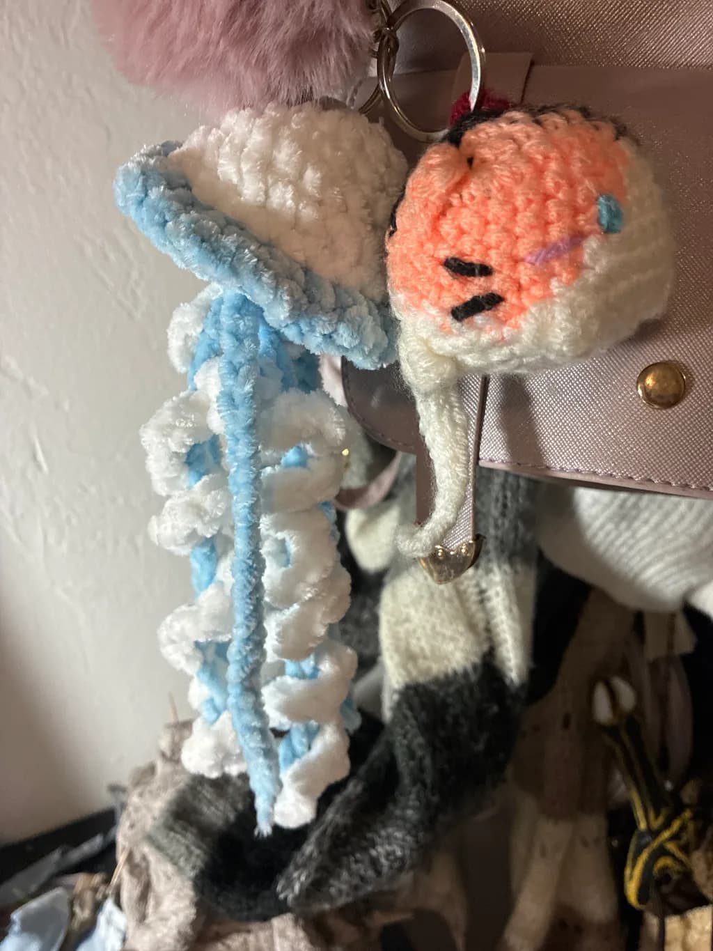 Crocheted Jellyfish Duo
