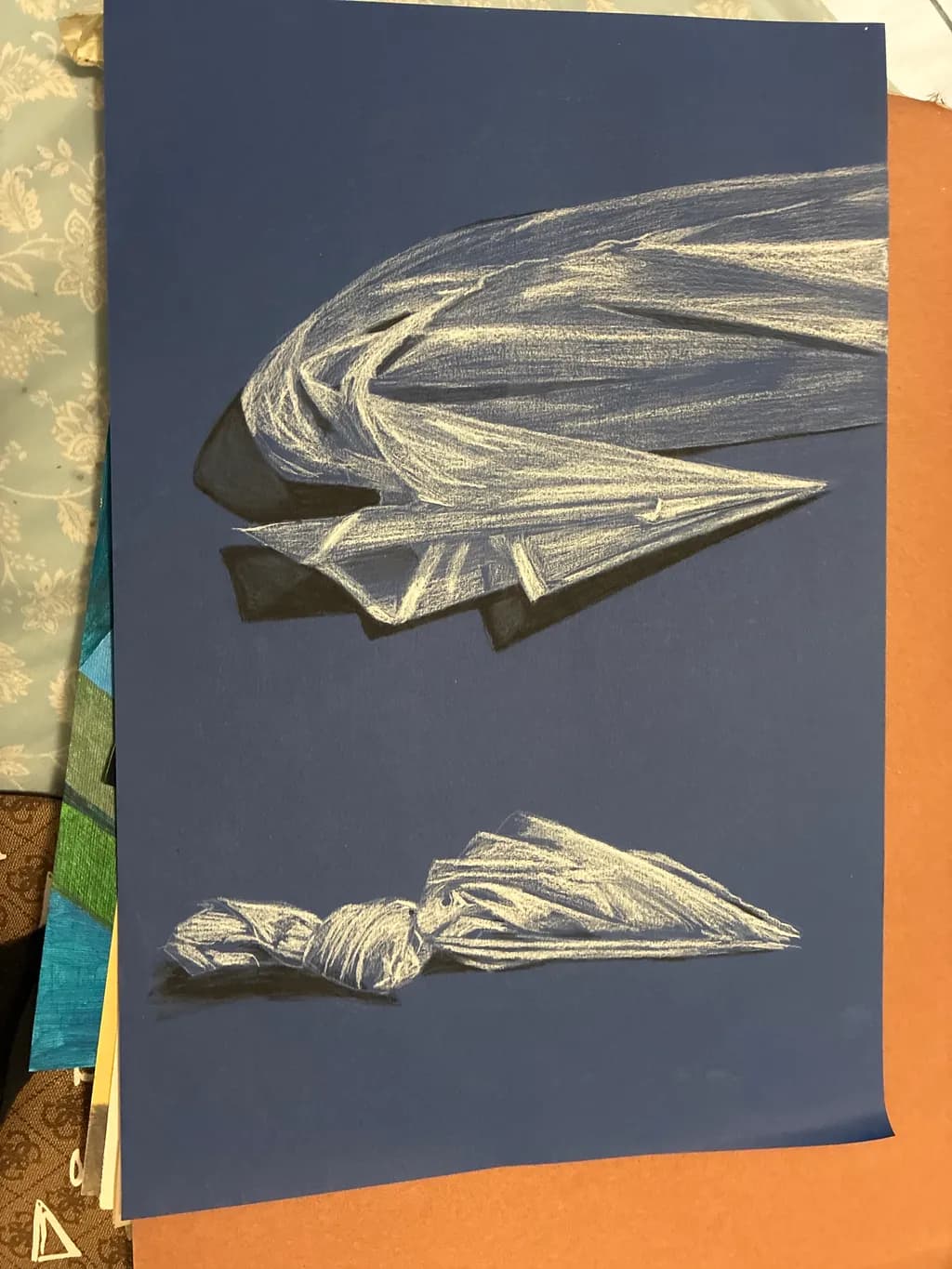 Folded Fabric Duo