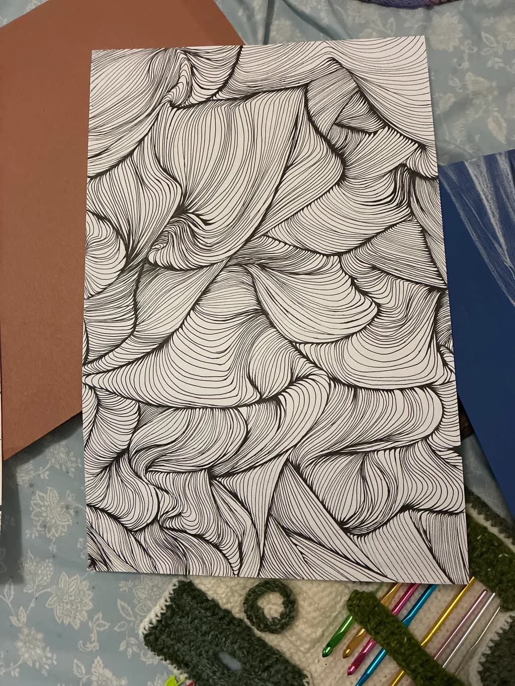 Flowing Line Pattern