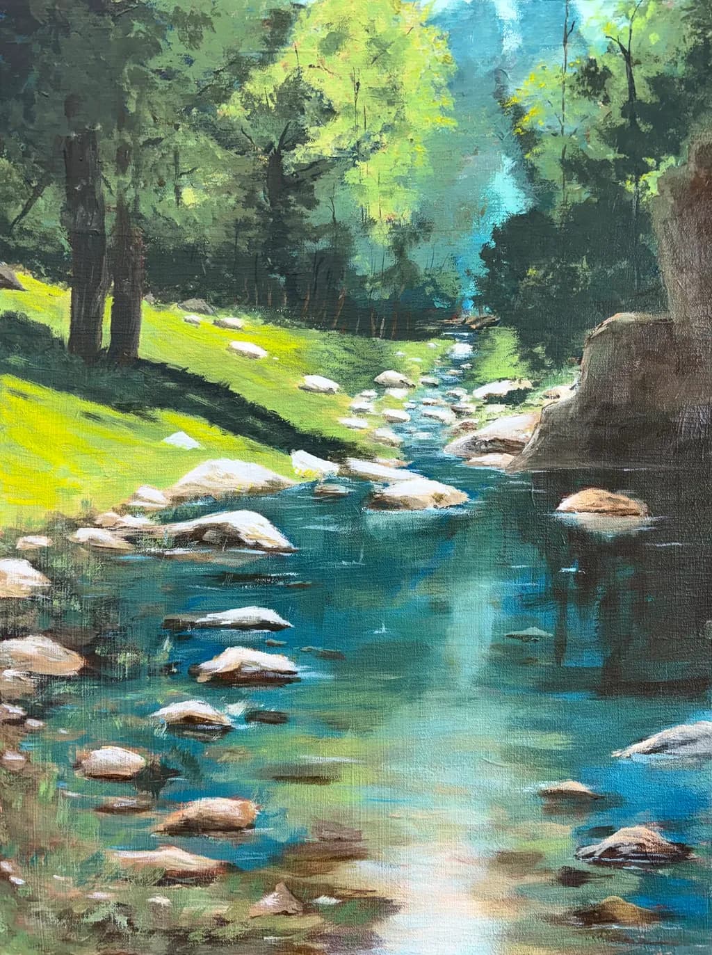 Clear Stream Reflection