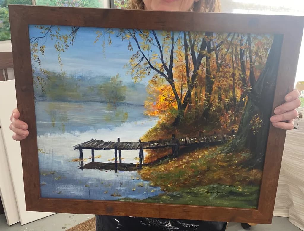 Autumn Lake Dock