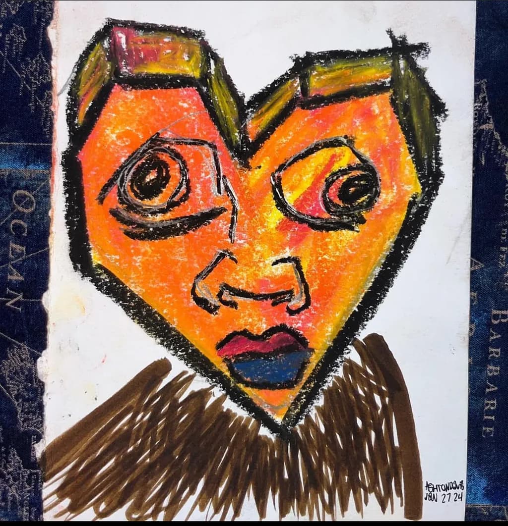 Heart Face Portrait