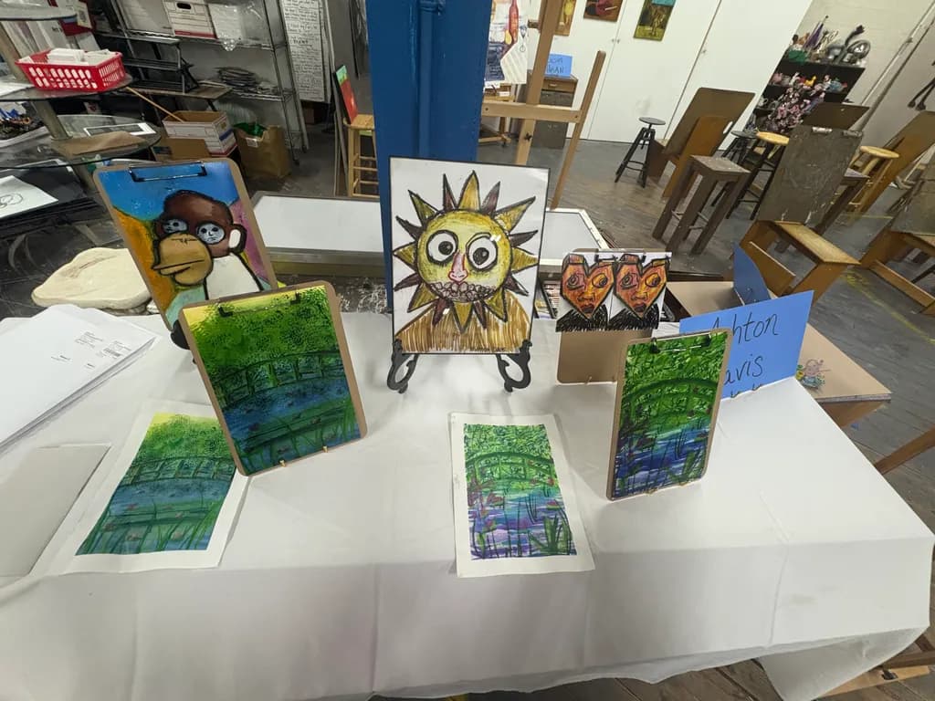 Sun and Faces Display