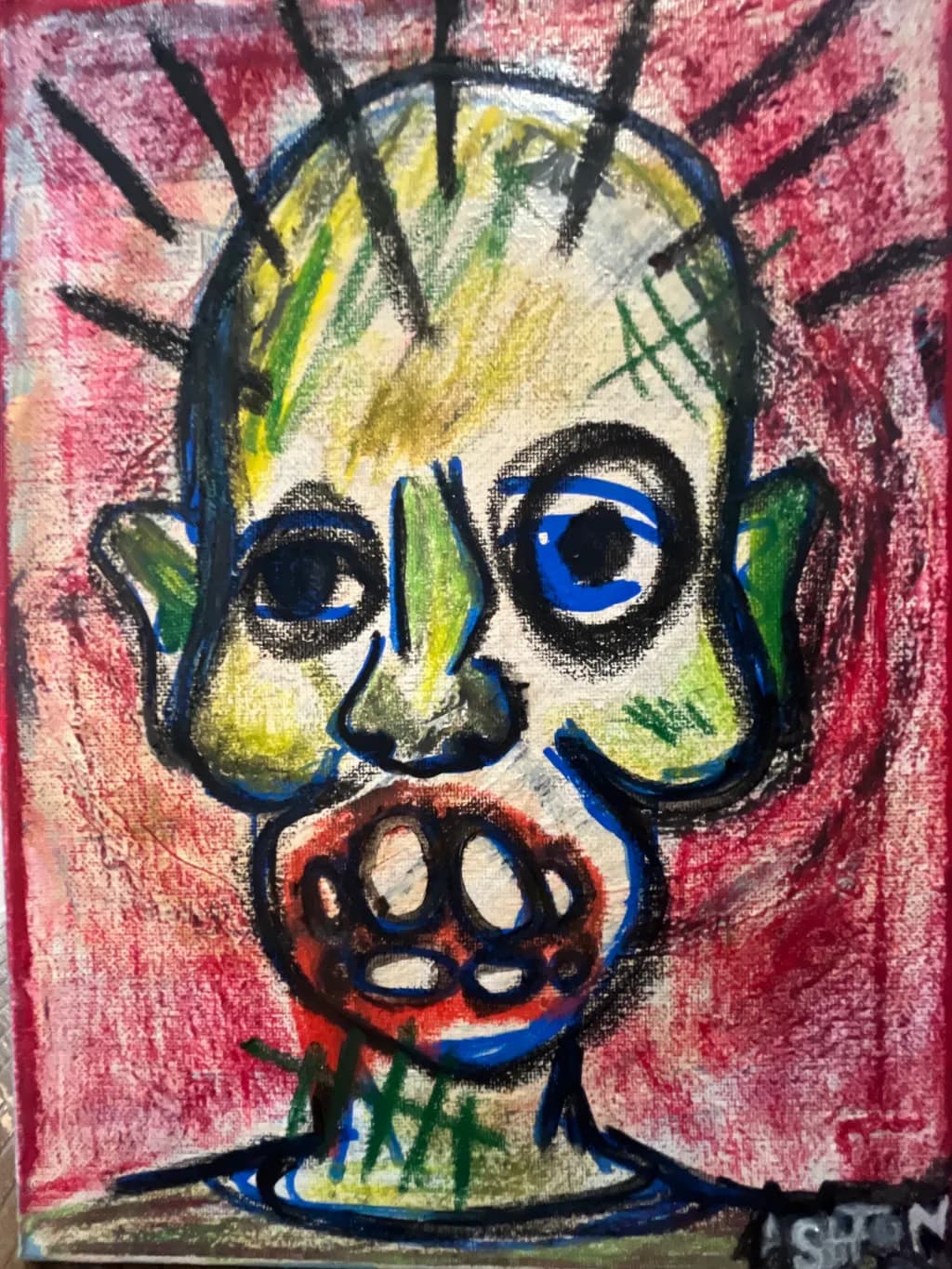 Distorted Face